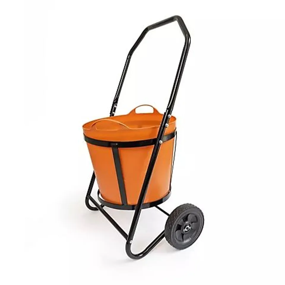 BUILDCRAFT GARDEN TROLLEY CART WITH 3 BUCKETS BOXED