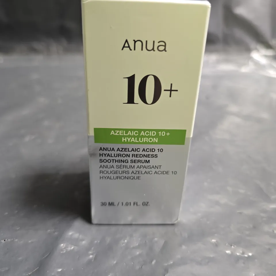ANUA AZELAIC ACID 10+ HYALURON REDNESS SOOTHING SERUM – 30 ML