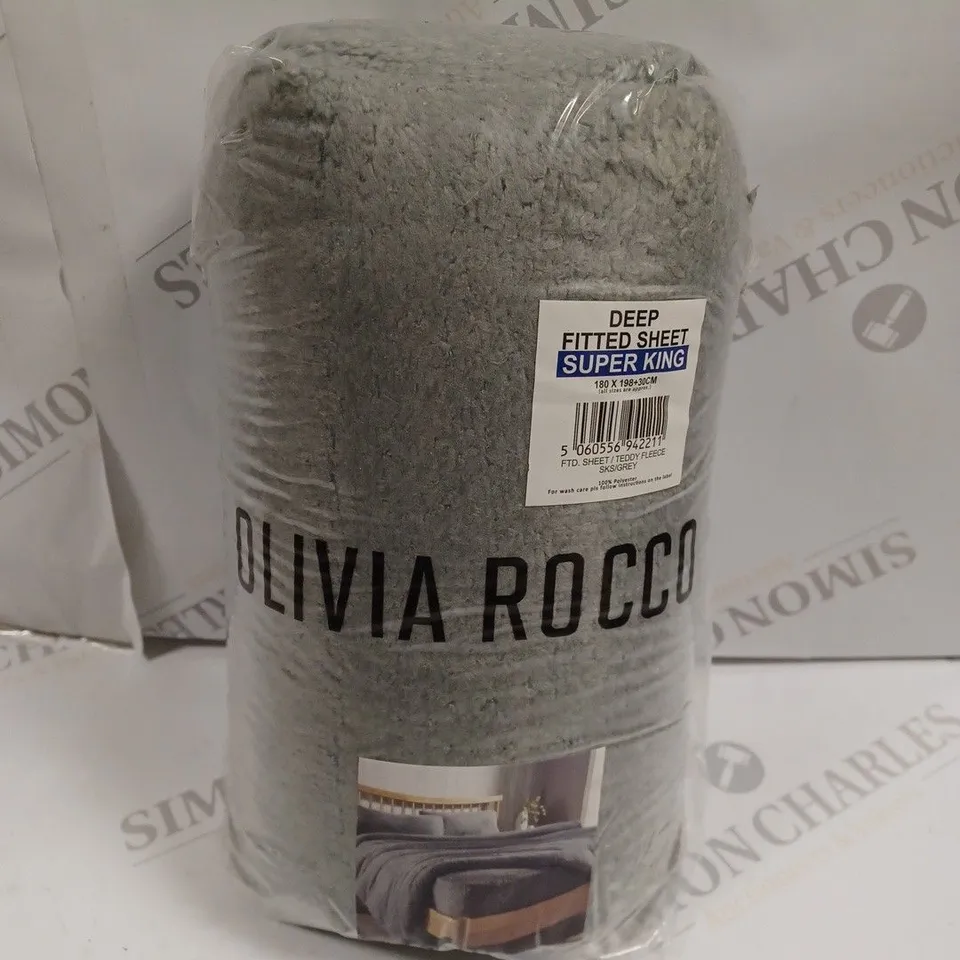 OLIVIA ROCCO DEEP FITTED SHEET - SUPER KING
