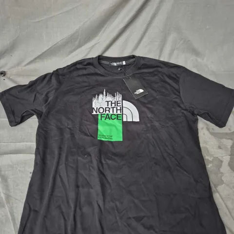 The North Face Black T-Shirt – Mountain Graphic (Men's) 