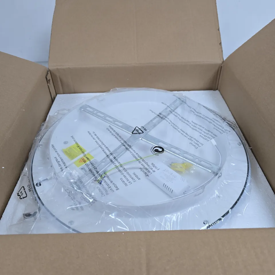 LIGHTSIN 40CM LED CEILING LIGHT – 50W, 1500LM, NEW (BOXED)