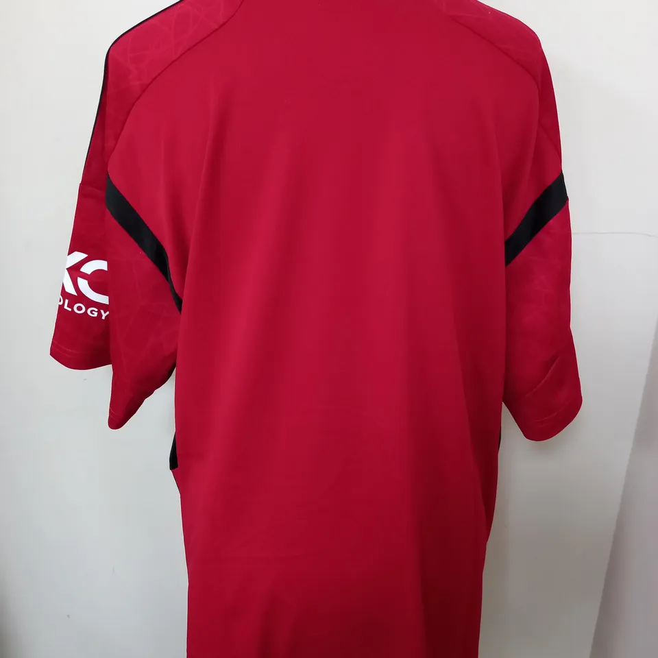MANCHESTER UNITED FC HOME SHIRT SIZE 2XL