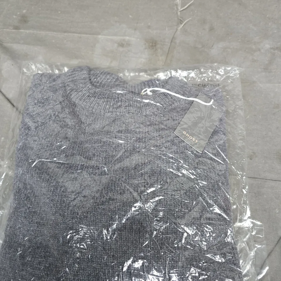 GHOST KNIT JUMPER – GREY SIZE XS