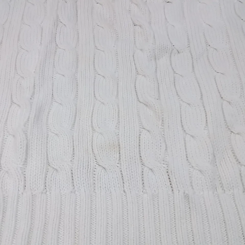 RALPH LAUREN CABLE KNIT JUMPER - L/G
