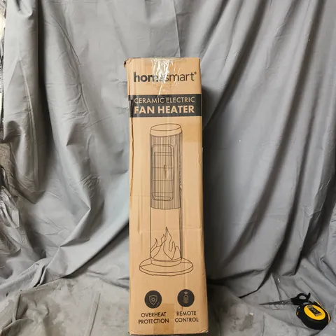TOWER CERAMIC ELECTRIC FAN HEATER WITH REMOTE CONTROL. ITEM STATED AS DAMAGED