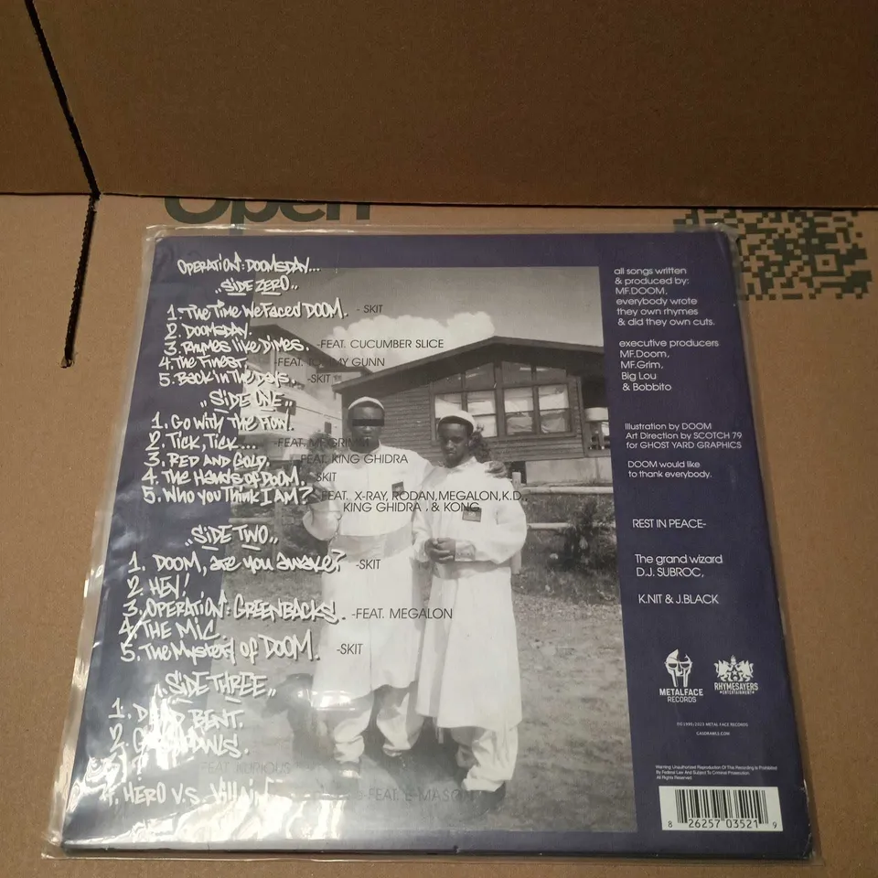 MF DOOM – OPERATION: DOOMSDAY VINYL 