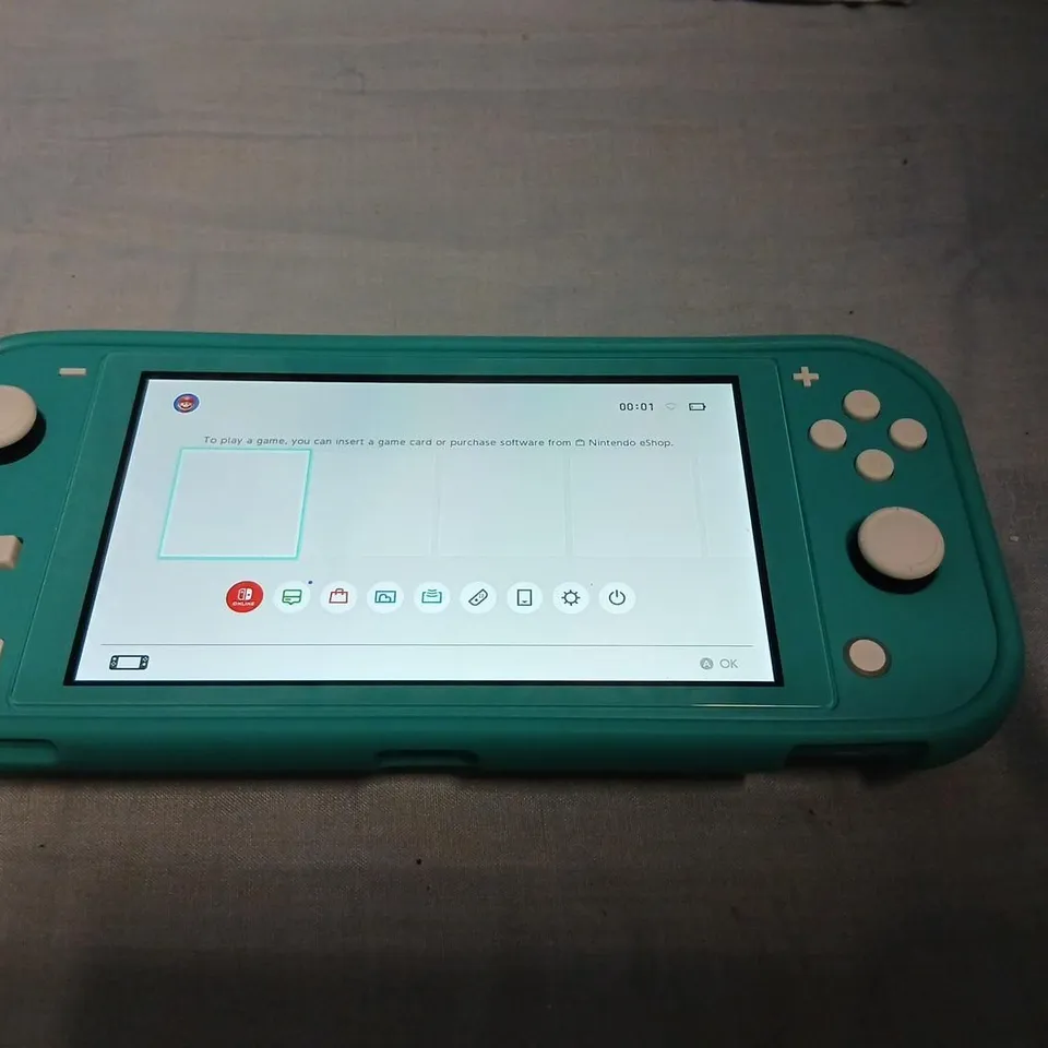 NINTENDO SWITCH LITE (TURQUOISE) CONSOLE – BOXED