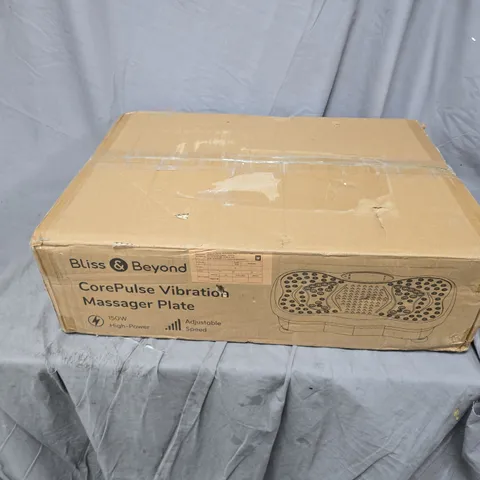 BOXED BLISS & BEYOND COREPULSE VIBRATIONS MASSAGER PLATE