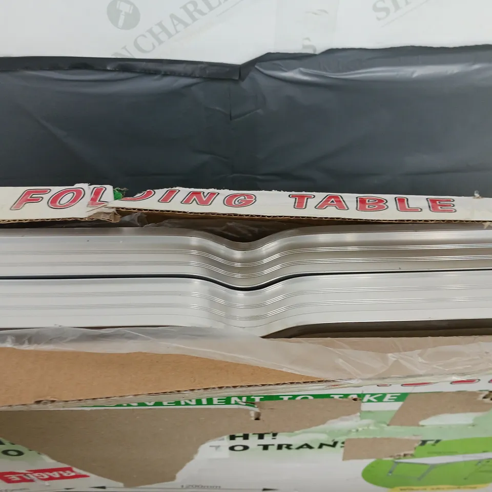 BOXED FOLDING TABLE 600MM BY 1200MM - COLLECTION ONLY 