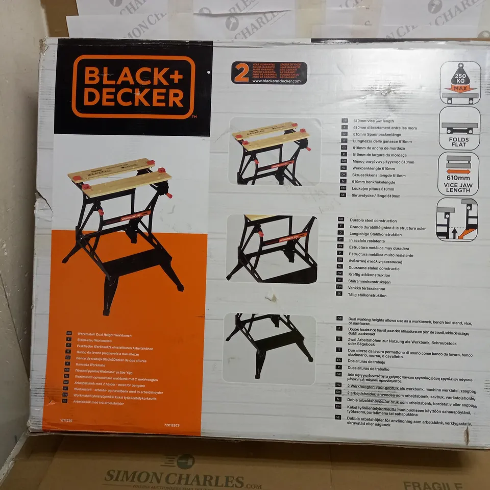 BLACK+DECKER WORKMATE WORK BENCH TOOL STAND
