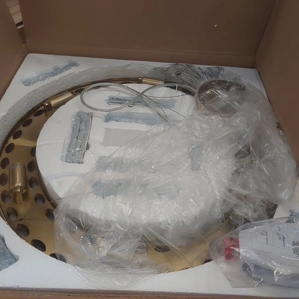 BOXED CRYSTAL CHANDELIER