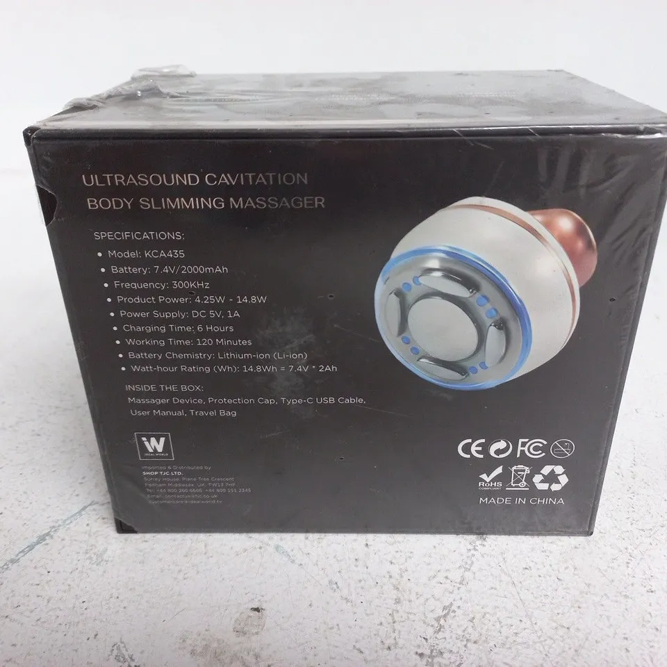 SEALED BAULUXE ULTRASOUND CAVITATION BODY SLIMMING MASSAGER