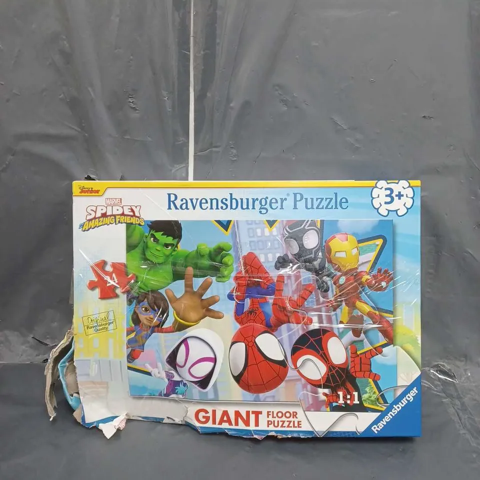 RAVENSBURGER SPIDEY & HIS AMAZING FRIENDS, 24 PIECE GIANT FLOOR JIGSAW PUZZLE