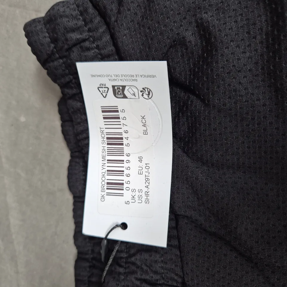 GYM KING BROOKLYN MESH SHORT – BLACK