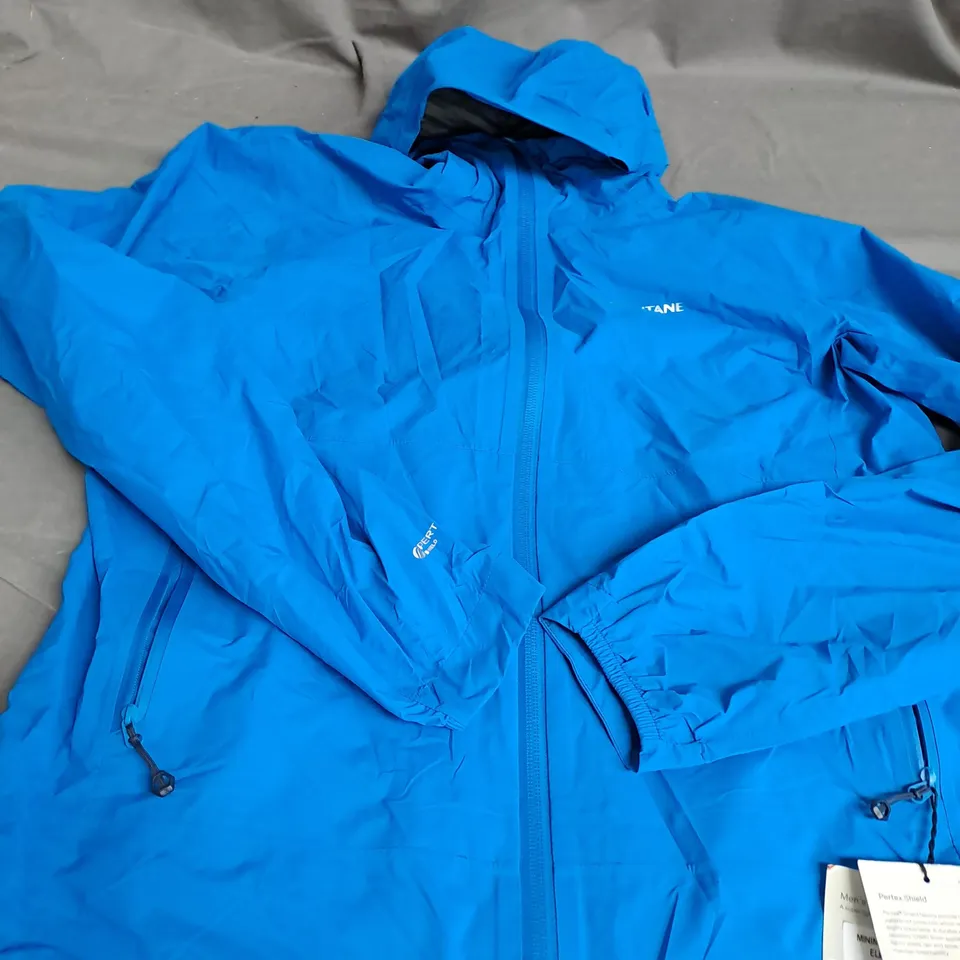 MONTANE BLUE HOODED JACKET SIZE M