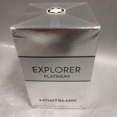 BOXED AND SELAED EXPLORER PLATINUM MONTBLANC EAU DE PARFUM 60ML