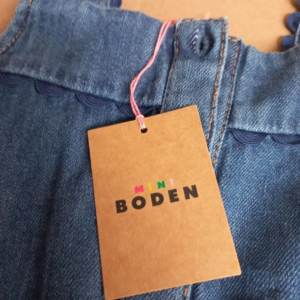MINI BODEN DENIM DUNGAREES – UK 4-5Y – MADE IN INDIA
