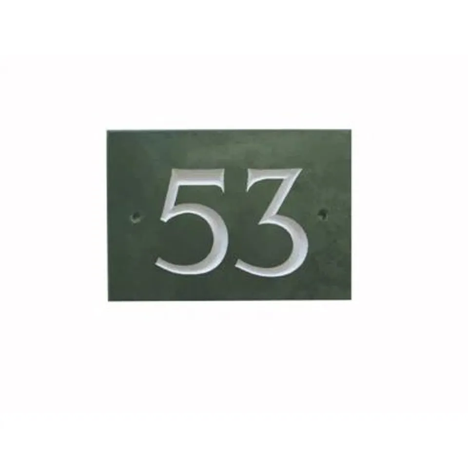 BOXED ODACIA 10CM H STONE HOUSE NUMBER