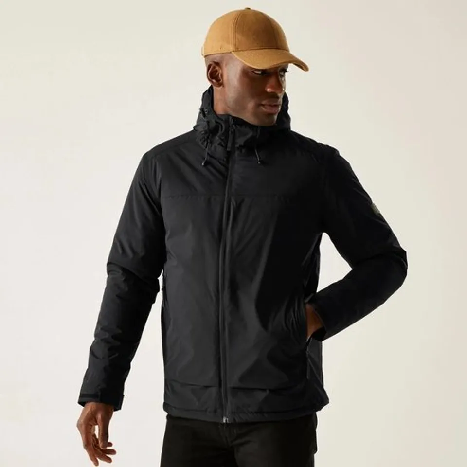 BRAND NEW REGATTA MEN'S WINSAR WATERPROOF INSULATED JACKET | BLACK 5XL
