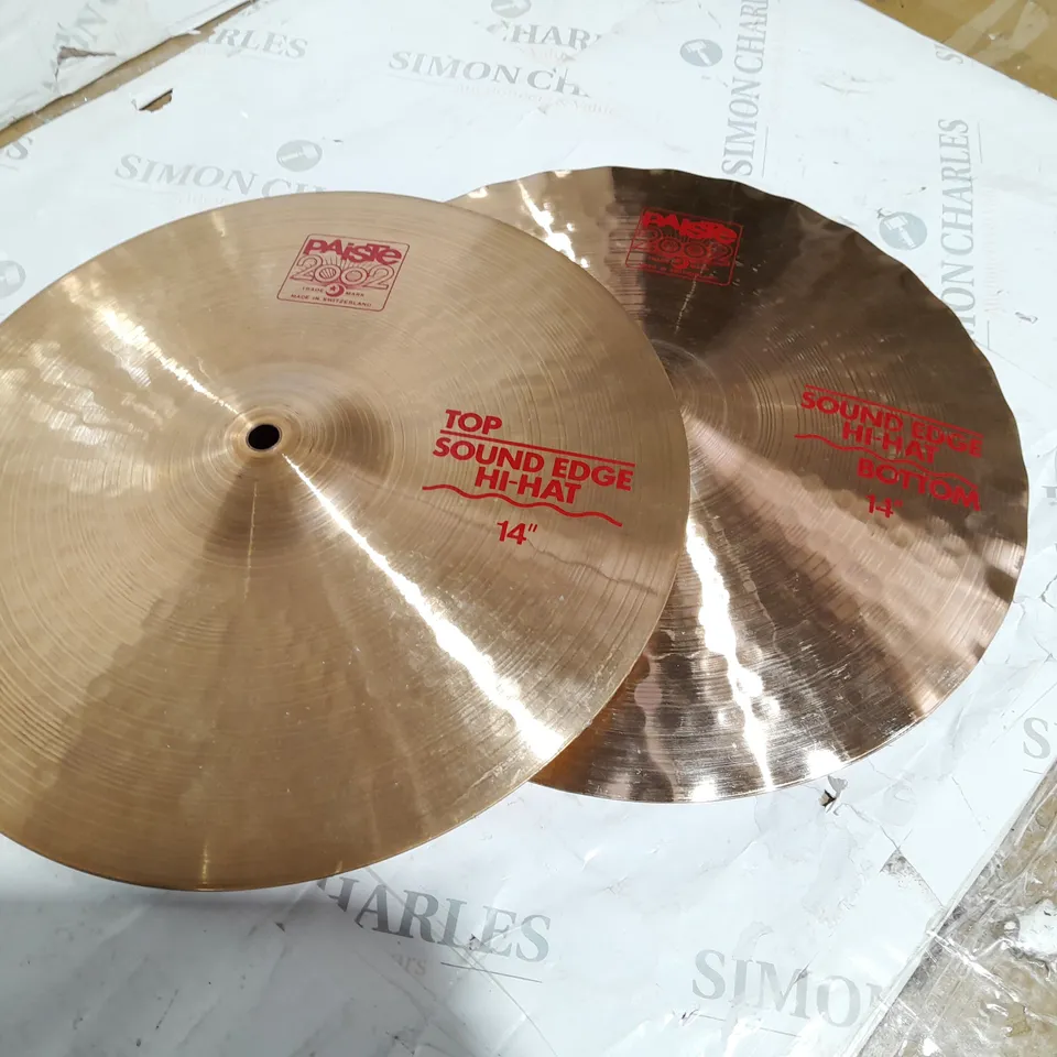 PAISTE 2002 SOUND EDGE HI-HAT - 14"