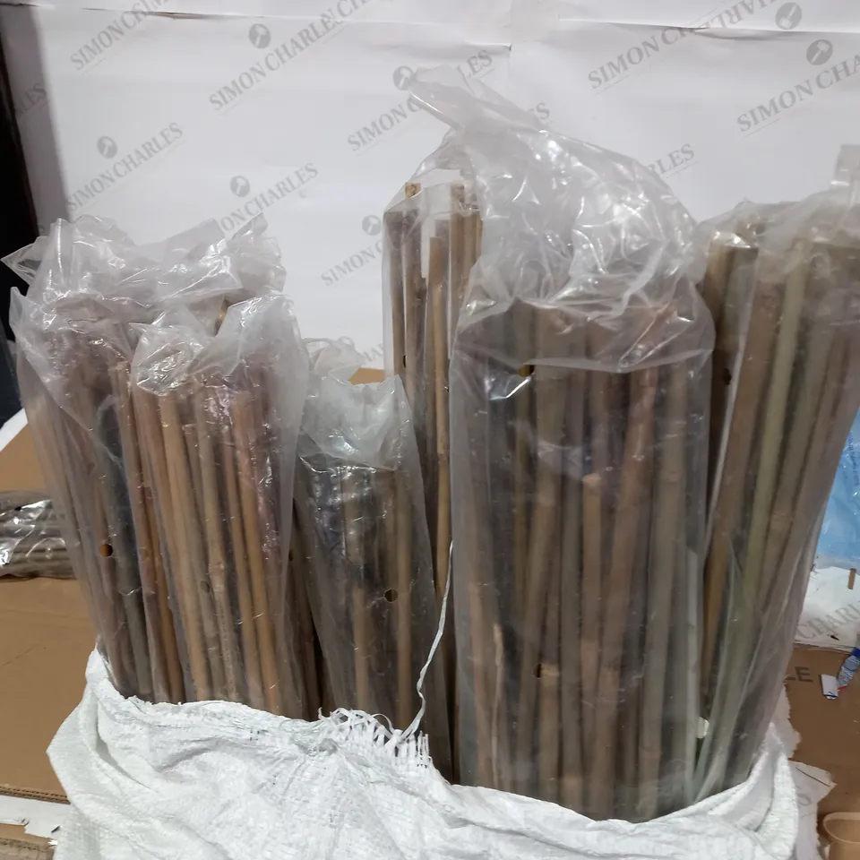 LOT OF APPROXIMATELY 10 ASSORTED SETS OF PLANTIT BAMBOO PLANT STAKES (COLLECTION ONLY)