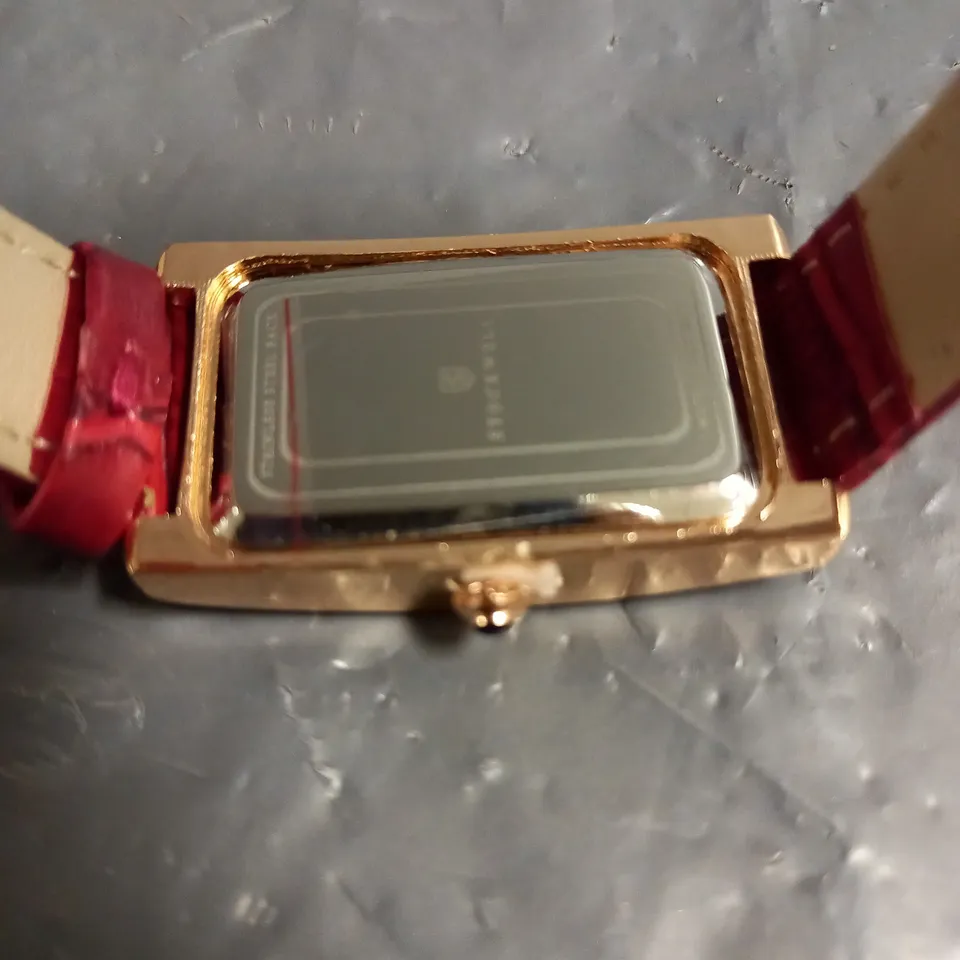 LADIES STOCKWELL WATCH – TEXTURED DIAL WITH SUB DIAL MINUTE HAND – LEATHER STRAP