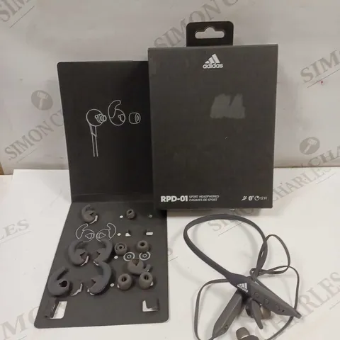 ADIDAS SPORT RPD-01 IN-EAR BLUETOOTH EARPHONES - NIGHT GREY