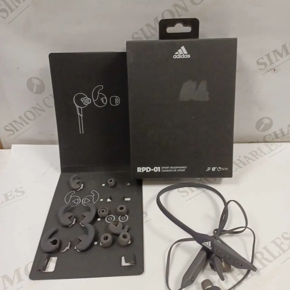 ADIDAS SPORT RPD-01 IN-EAR BLUETOOTH EARPHONES - NIGHT GREY