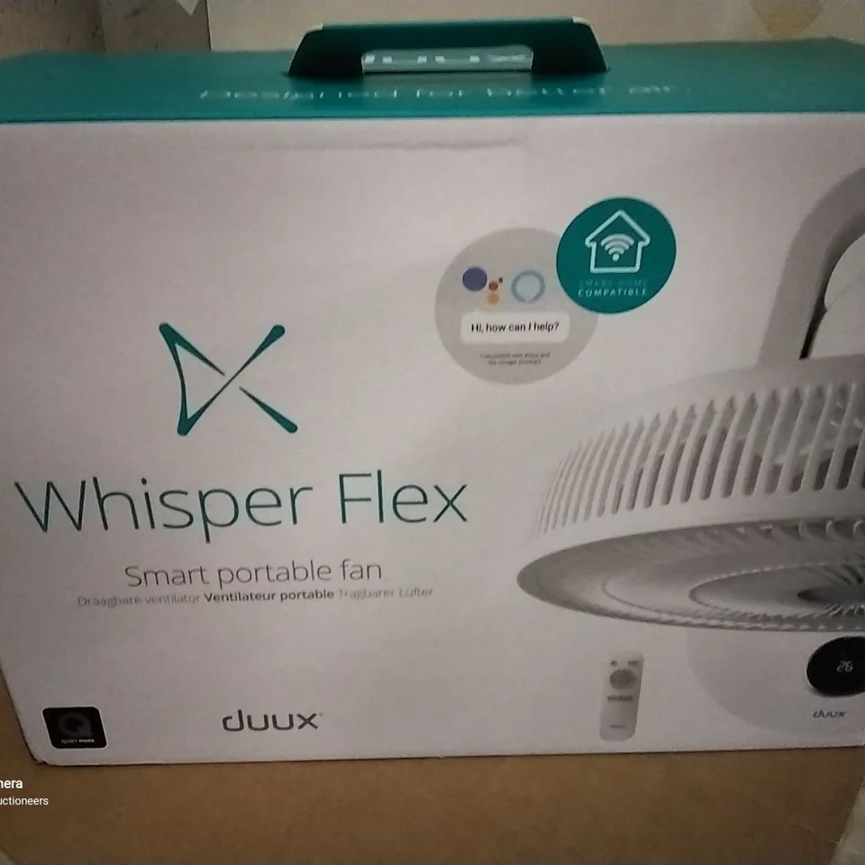 BOXED DUUX WHISPER FLEX SMART PORTABLE FAN