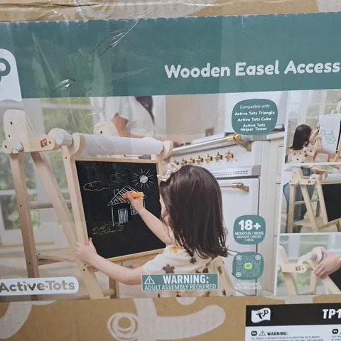 BOXED ACTIVE TOTS WOODEN EASEL ACCESSORY