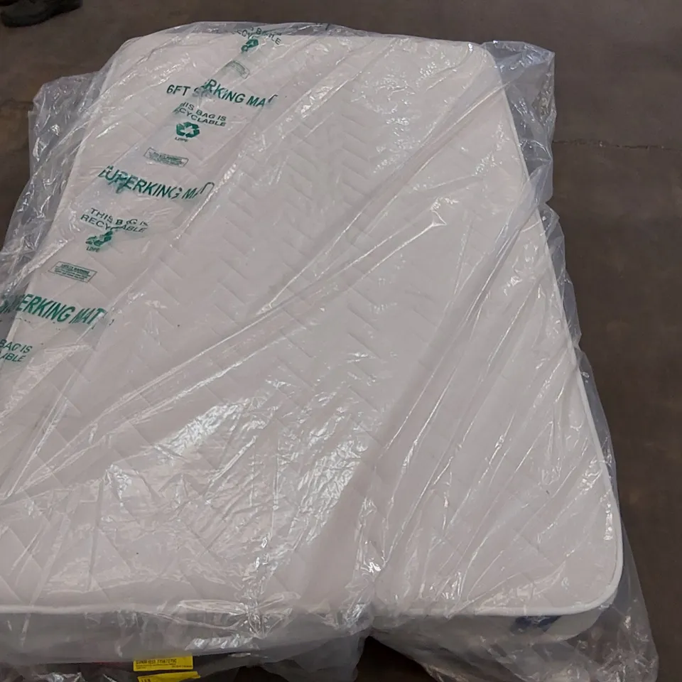 QUALITY BAGGED 4' SMALL DOUBLE SERENITY HYBRID COIL AND MEMORY FOAM MATTRESS