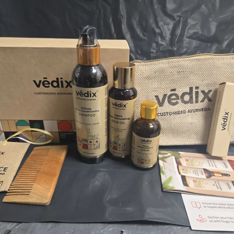 BOXED VEDIX 7-PIECE HAIR CARE SET