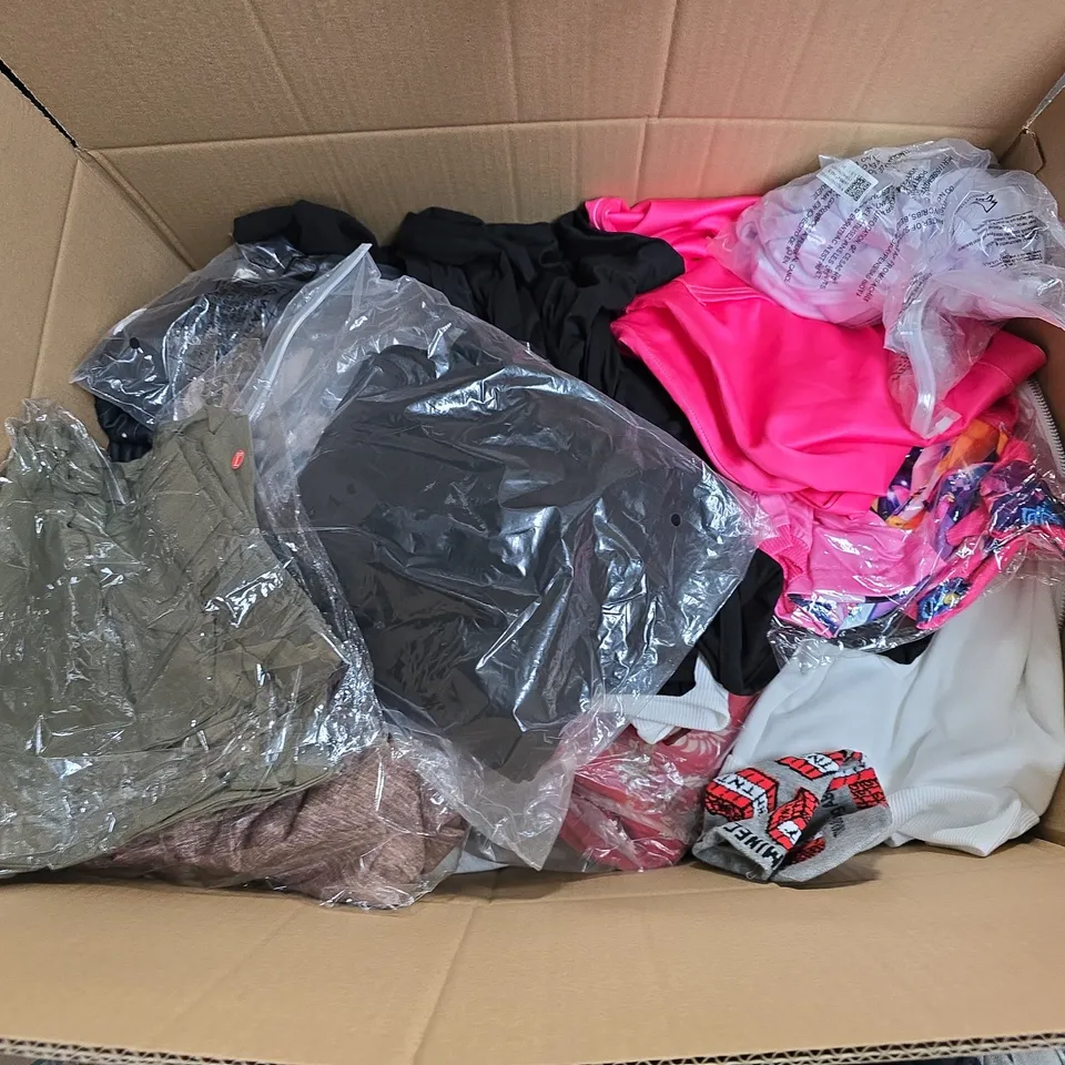 APPROXIMATELY 25 ASSORTED CLOTHING AND FASHION PRODUCTS IN VARIOUS STYLES AND SIZES - COLLECTION ONLY