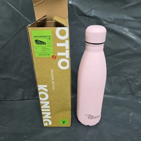BOXED OTTO KONING PINK VACUUM BOTTLE