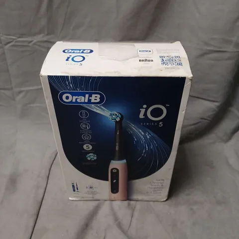 ORAL-B IO SERIES 5 ELECTRIC TOOTHBRUSH – PINK, BOXED