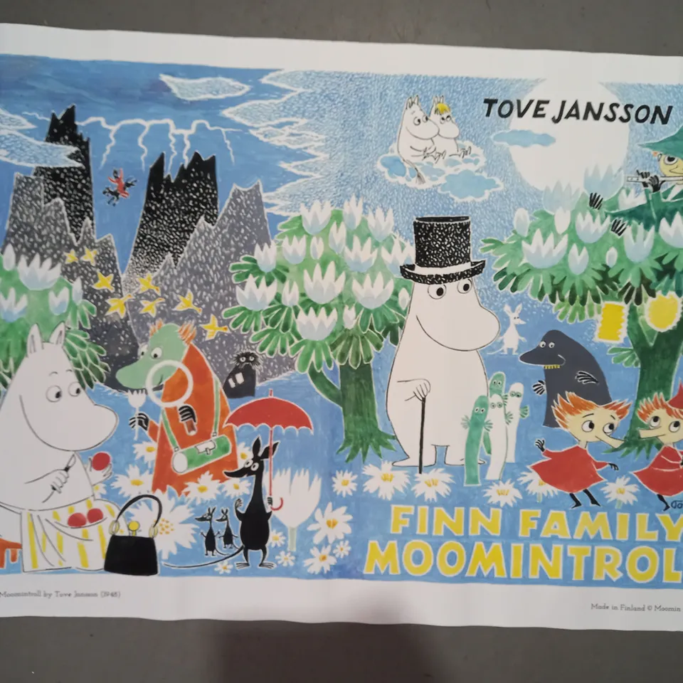TOVE JANSSON FINN FAMILY MOOMINTROLL 1948 ART PRINT