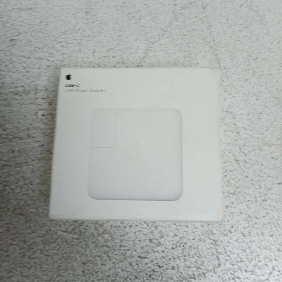 Apple USB-C Power Adapter (70W) – Boxed