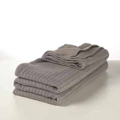 SLEEPSCENE CELLULAR BLANKET GREY