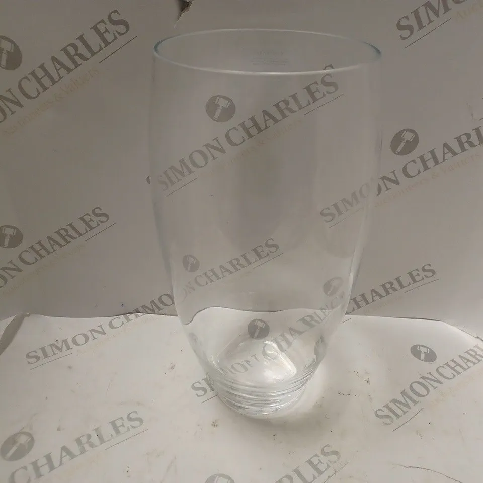 HOTEL COLLECTION BULLET CLEAR VASE