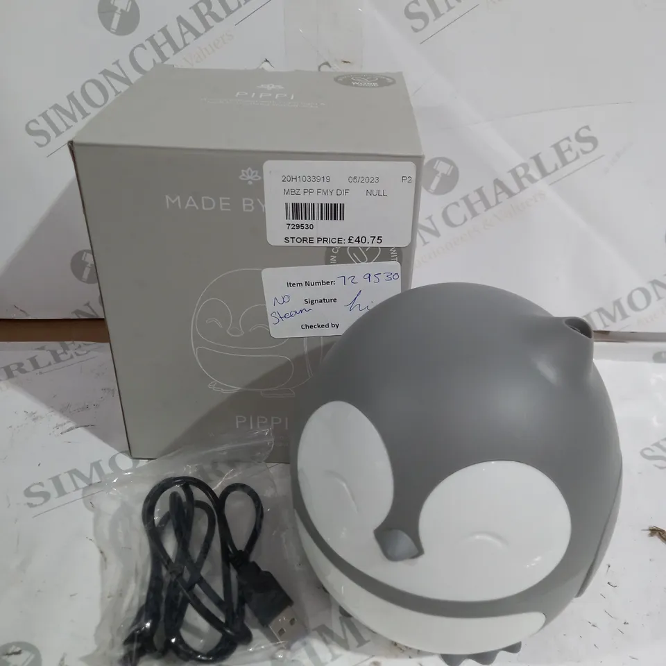 BOXED PIPPI AROMA DIFFUSER NIGHT LIGHT
