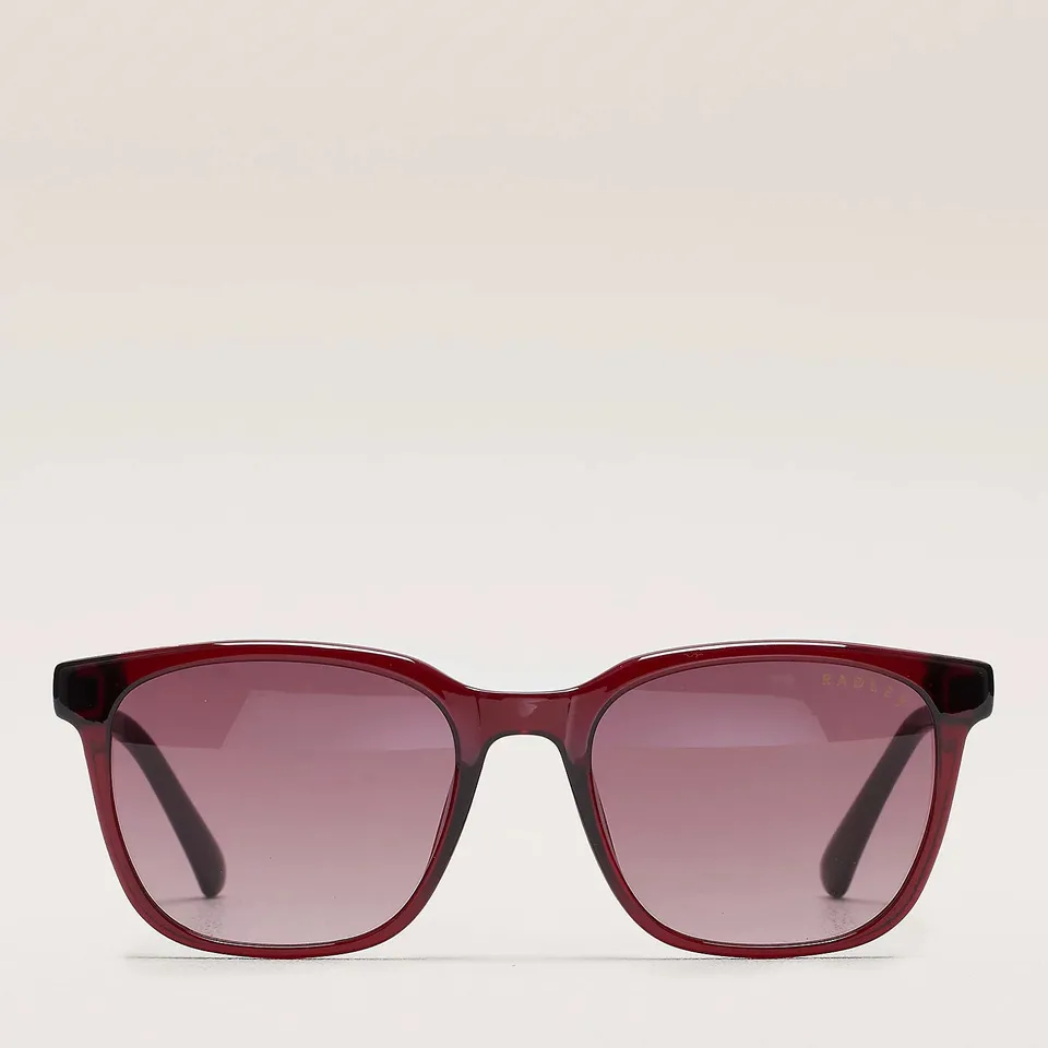 RADLEY LONDON SQUARE SUNGLASSES - BURGUNDY