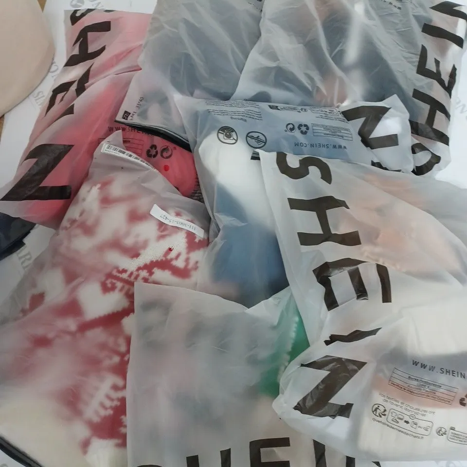 LOT OF 16 ASSORTED BAGGED SHEIN CLOTHING ITEMS 