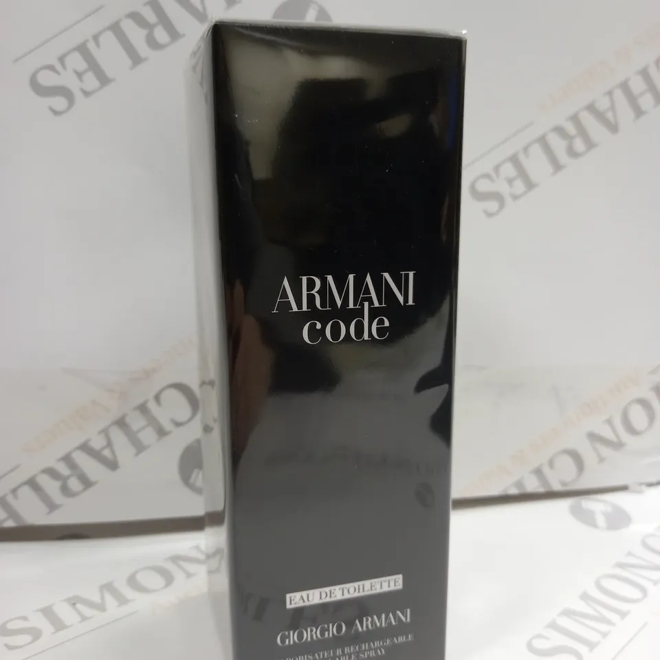 SEALED GIORGIO ARMANI CODE EAU DE TOILETTE - 200ML