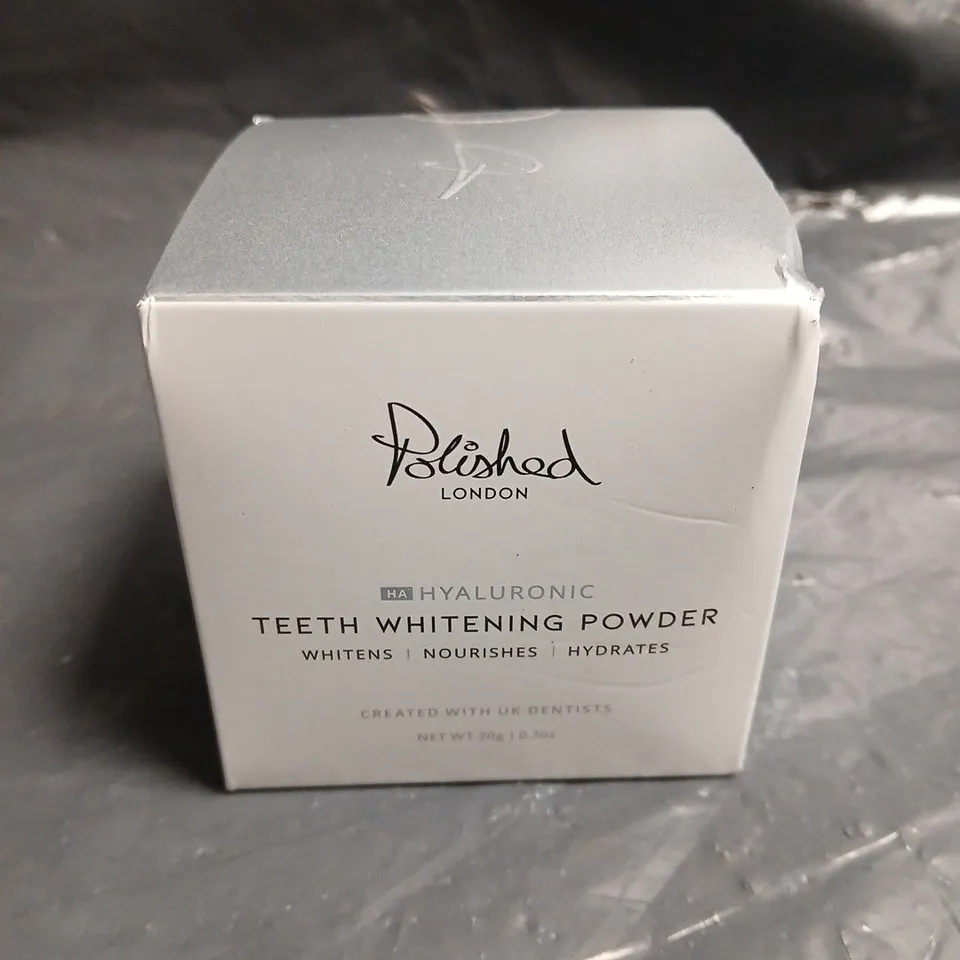 POLISHED LONDON HYALURONIC TEETH WHITENING POWDER – 20 G