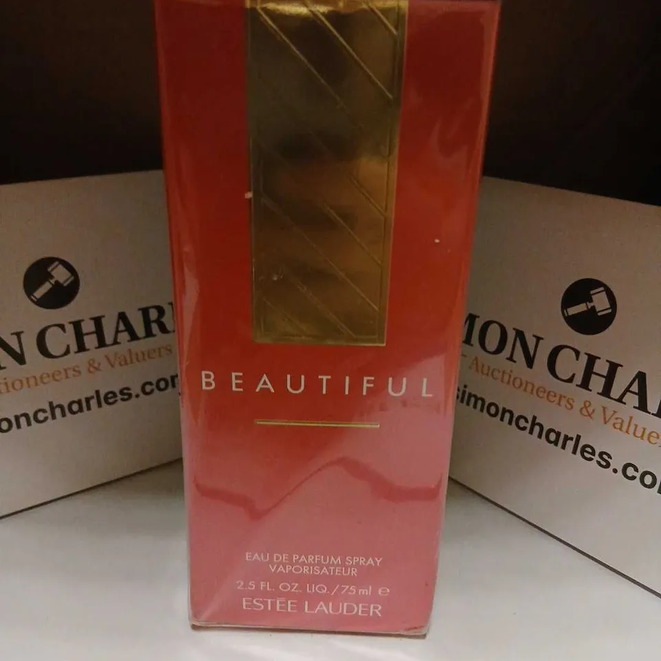 BOXED AND SEALED ESTEE LAUDER BEAUTIFUL EAU DE PARFUM 75ML SPRAY