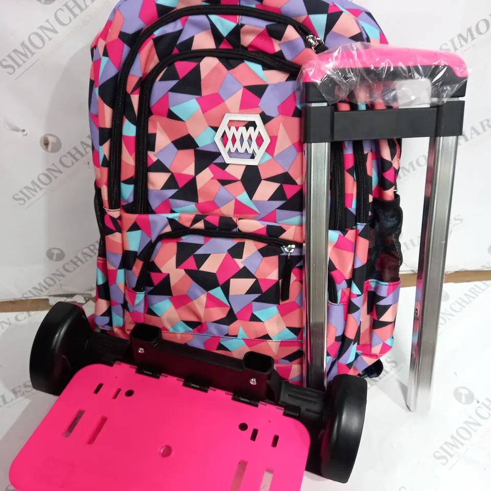 DRENECO SCHOOLBAG WITH WHEELED PLATFORM