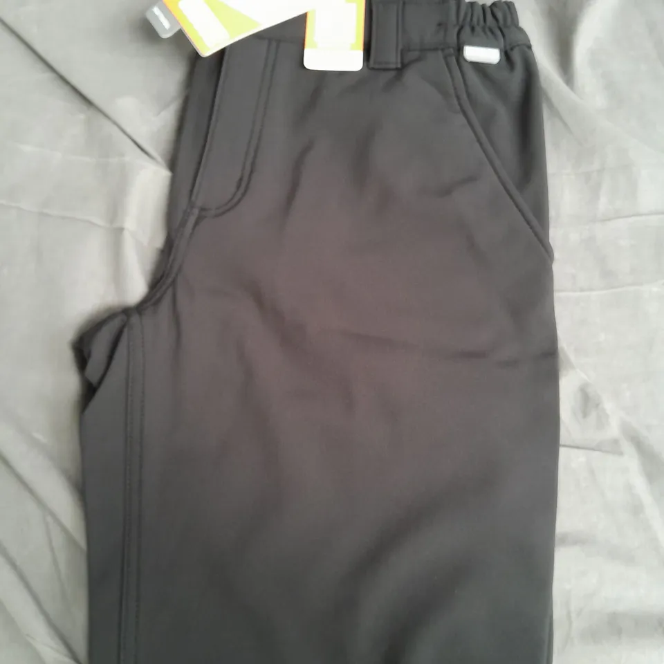 REGATTA GREAT OUTDOORS MEN SOFTSHELL TROUSERS BLACK SIZE 32 S