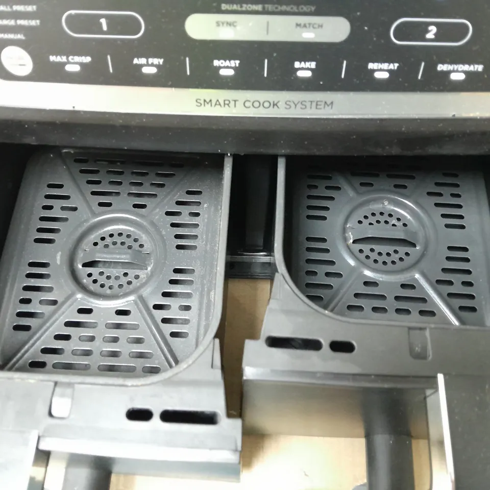 UNBOXED NINJA FOODI MAX DUALZONE AIR FRYER IN BLACK