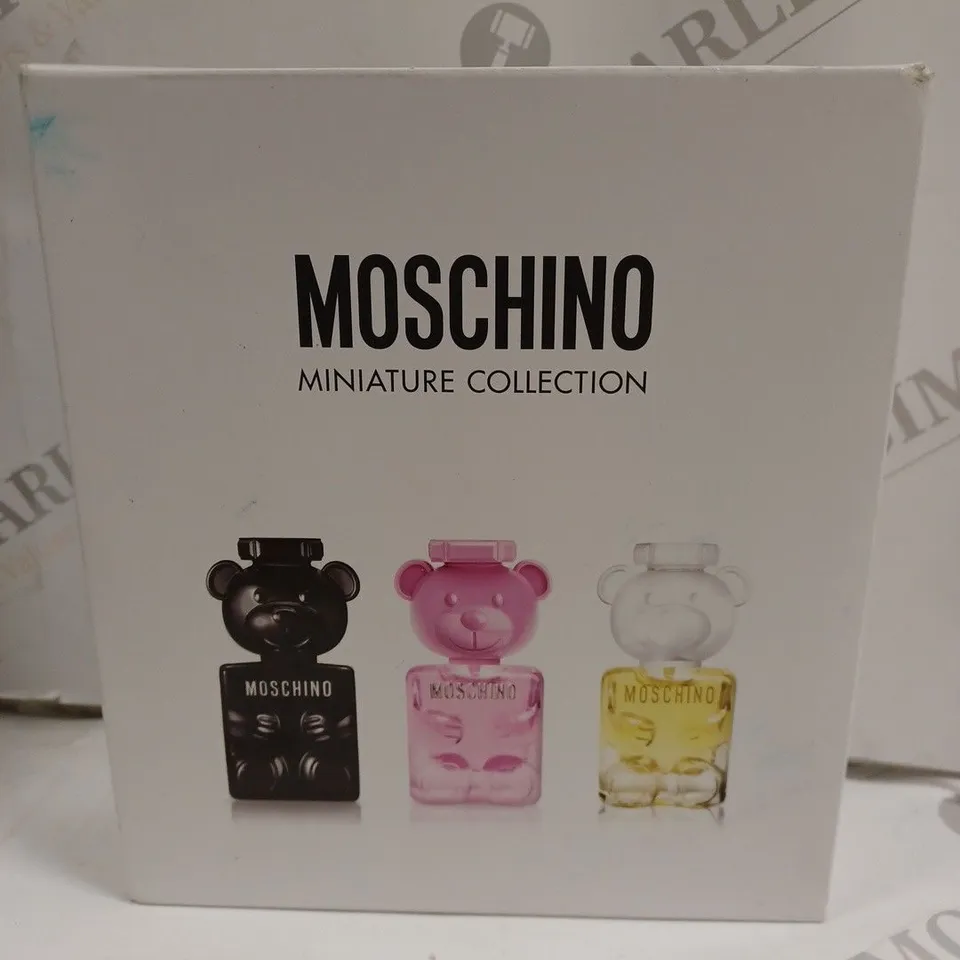 BOXED MOSCHINO MINIATURE COLLECTION 