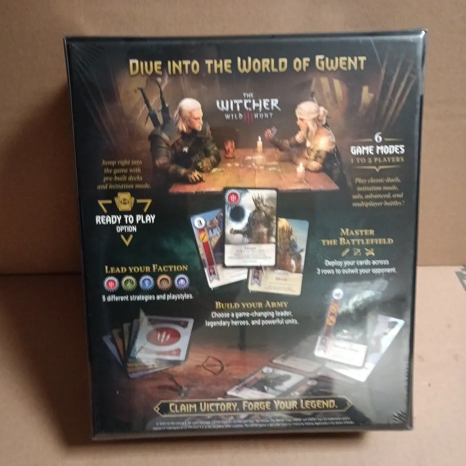SEALED THE WITCHER GWENT LEGENDARY CARD GAME
